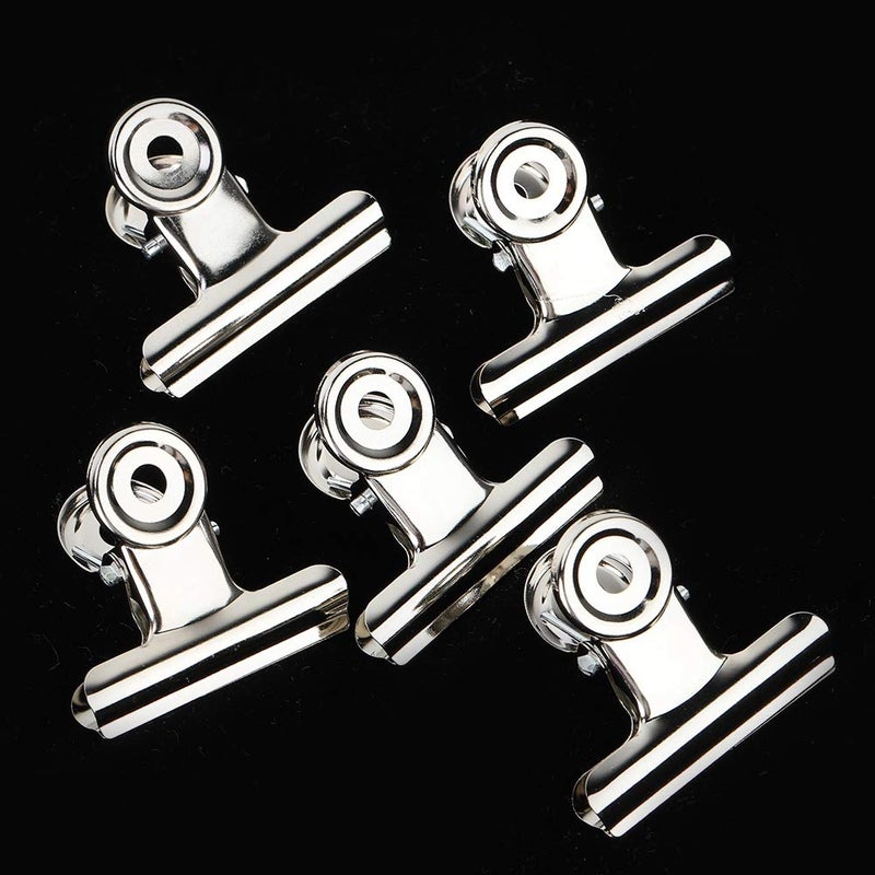 Filfeel Nail Extension Clips, 5PCS Stainless Curve C Nail Curvature Pinching Clips Multi-functional Nail Art Accessories Metal Tools - Image 3